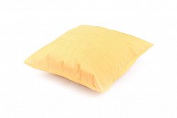 Coussins en velours de soie (jaune) (Housse de coussin) 45 x 45 cm