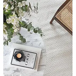 Tapis moelleux - Pandora (blanc)