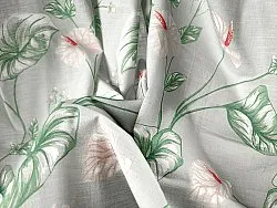 Rideaux - Rideau en coton Adella (vert/violet)
