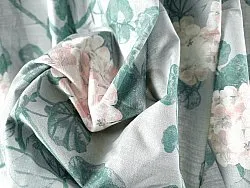 Rideaux - Rideau en coton Amara (gris/rose)