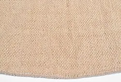Tapis rond en coton - Billie (beige)