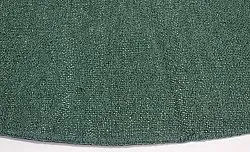 Tapis rond en coton - Billie (vert)