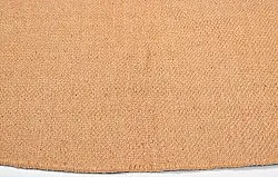 Tapis rond en coton - Billie (orange)