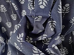 Rideaux - Rideau en coton Sari (bleu)