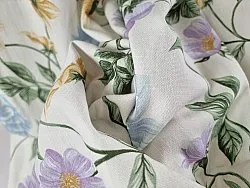 Rideaux - Rideau en coton Dahlia (bleu)