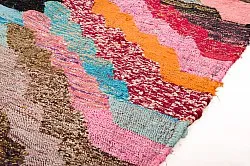 Tapis berbère marocain Boucherouite 125 x 250 cm