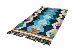 Tapis berbère marocain Boucherouite 155 x 250 cm