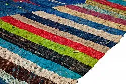 Tapis berbère marocain Boucherouite 135 x 230 cm