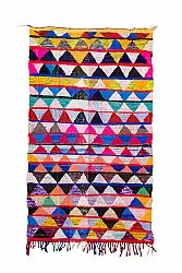 Tapis berbère marocain Boucherouite 145 x 240 cm