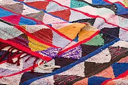 Tapis berbère marocain Boucherouite 145 x 240 cm