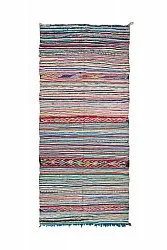 Tapis berbère marocain Boucherouite 150 x 340 cm