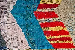 Tapis berbère marocain Boucherouite 155 x 305 cm