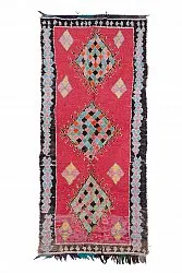 Tapis berbère marocain Boucherouite 325 x 145 cm