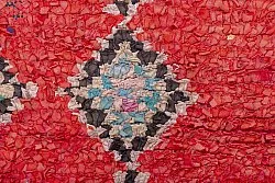 Tapis berbère marocain Boucherouite 285 x 170 cm