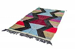 Tapis berbère marocain Boucherouite 135 x 240 cm