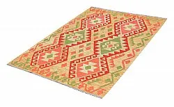 Tapis Oriental - Vegi Kelim Hand Woven - 129 x 177 cm