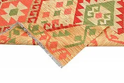 Tapis Oriental - Vegi Kelim Hand Woven - 129 x 177 cm