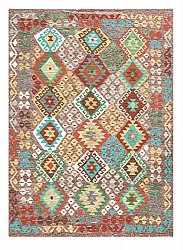Tapis Oriental - Vegi Kelim Hand Woven - 174 x 241 cm