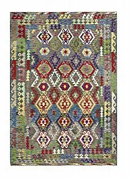 Tapis Oriental - Vegi Kelim Hand Woven - 199 x 290 cm