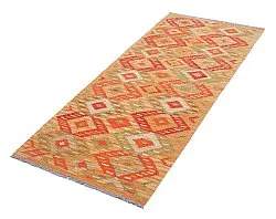 Tapis Oriental - Vegi Kelim Hand Woven - 83 x 201 cm