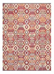 Tapis Oriental - Vegi Kelim Hand Woven - 248 x 352 cm