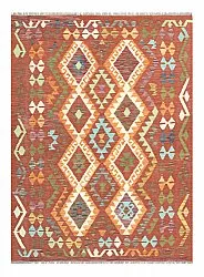 Tapis Oriental - Vegi Kelim Hand Woven - 130 x 176 cm