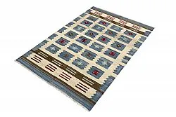 Tapis Oriental - Vegi Kelim Hand Woven - 100 x 148 cm