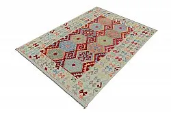 Tapis Oriental - Vegi Kelim Hand Woven - 176 x 247 cm