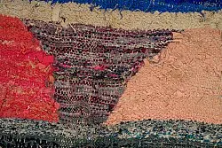 Tapis berbère marocain Boucherouite 135 x 270 cm