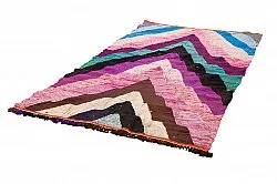 Tapis berbère marocain Boucherouite 140 x 250 cm