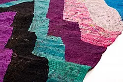 Tapis berbère marocain Boucherouite 140 x 250 cm
