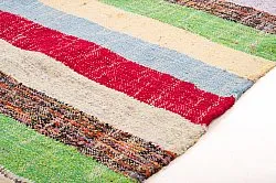 Tapis berbère marocain Boucherouite 125 x 215 cm