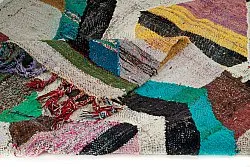 Tapis berbère marocain Boucherouite 135 x 245 cm