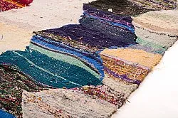 Tapis berbère marocain Boucherouite 155 x 325 cm