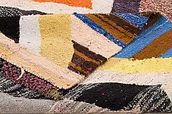 Tapis berbère marocain Boucherouite 155 x 275 cm