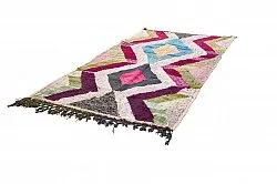 Tapis berbère marocain Boucherouite 130 x 240 cm
