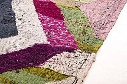 Tapis berbère marocain Boucherouite 130 x 240 cm