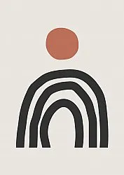 Tapis Wilton - Rochelle (beige/noir/orange)