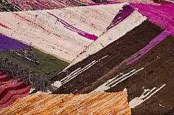 Tapis berbère marocain Boucherouite 130 x 275 cm