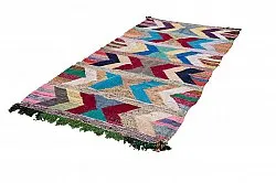 Tapis berbère marocain Boucherouite 130 x 275 cm