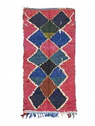 Tapis berbère marocain Boucherouite 250 x 120 cm