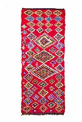 Tapis berbère marocain Boucherouite 320 x 130 cm