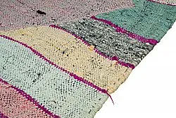 Tapis berbère marocain Boucherouite 130 x 230 cm