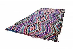 Tapis berbère marocain Boucherouite 305 x 155 cm