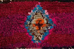 Tapis berbère marocain Boucherouite 145 x 305 cm