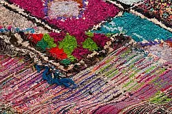 Tapis berbère marocain Boucherouite 145 x 305 cm