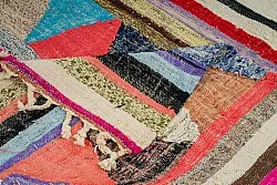 Tapis berbère marocain Boucherouite 145 x 260 cm