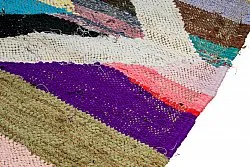Tapis berbère marocain Boucherouite 125 x 225 cm