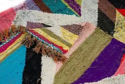 Tapis berbère marocain Boucherouite 125 x 225 cm
