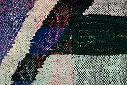 Tapis berbère marocain Boucherouite 125 x 210 cm